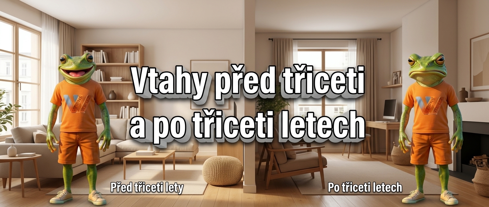 Vtipný text - vztah před třiceti a po třiceti letech