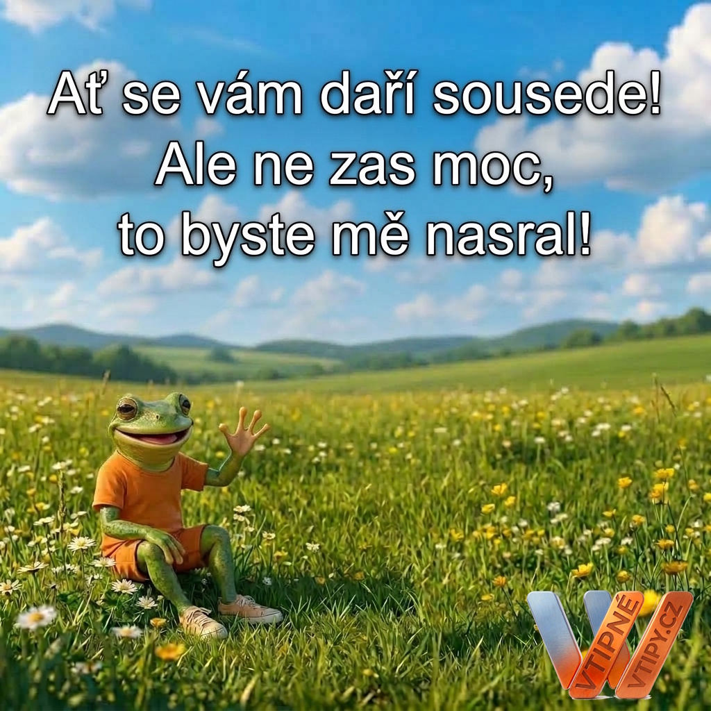 Vtipné MEME - Ať se daří sousede
