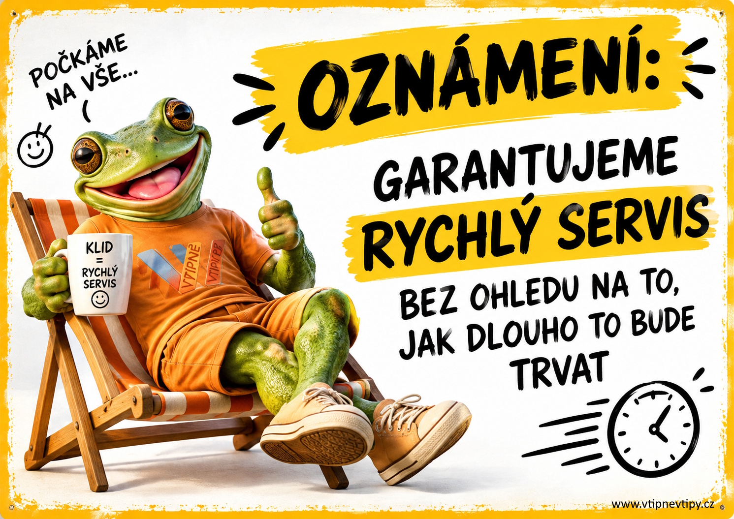 VtipneVtipy.cz -Oznámení_ Rychlý servis s úsměvem